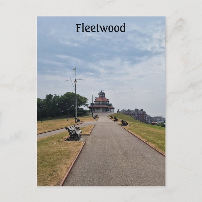 Fleetwood - Utsikt från berget Vykort (Framsida)