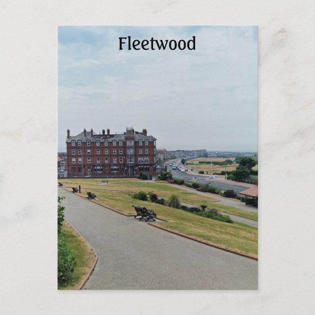 Fleetwood - Utsikt från berget Vykort (Framsida)