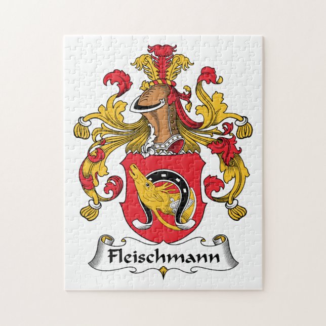 Fleischmann familjvapensköld pussel (Vertikal)