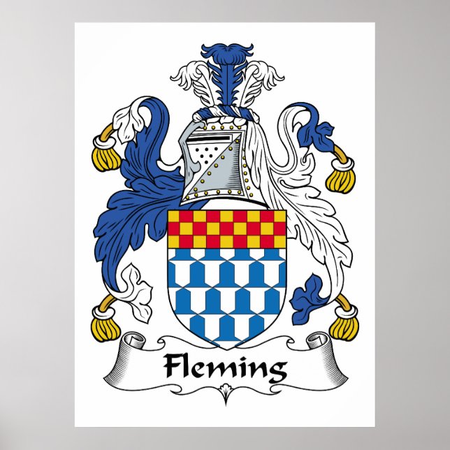 Fleming Family Crest Poster (Framsidan)
