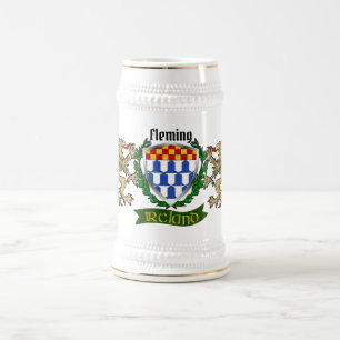 Fleming Irish Shield Beer Stein Sejdel