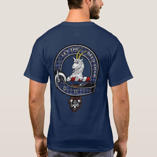 Fleming Tartan Klan Badge T-Shirt (Baksida)