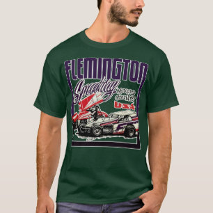 Flemington Speedway Retro Design T Shirt