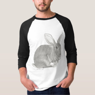 Flemish jätte- kanin skissar stillajätten tee shirt