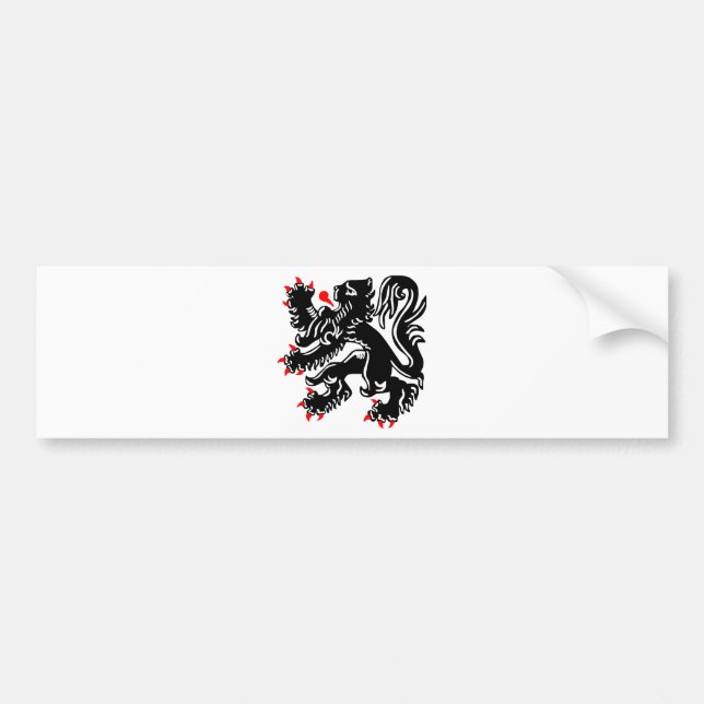 Flemish Lion. Bildekal (Framsidan)