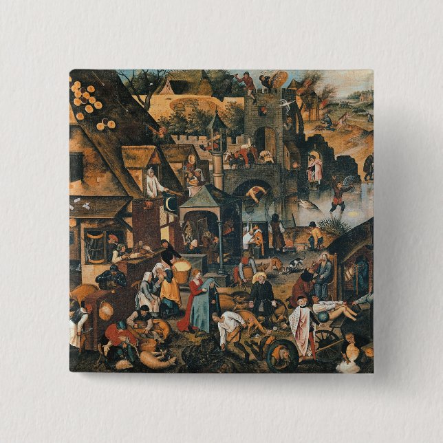 Flemish Proverbs Knapp (Framsida)