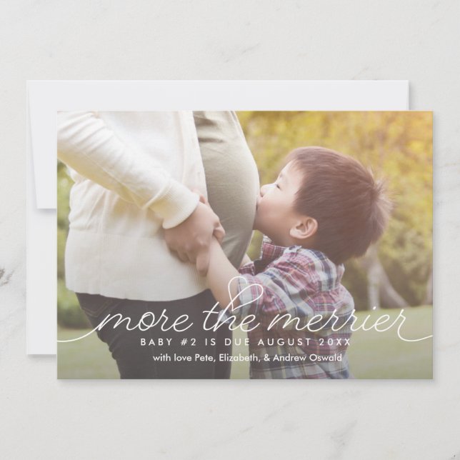 Fler annonskort för Merrier Gravid Meddelande (Framsida)