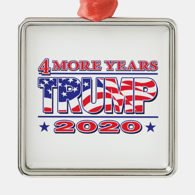 Fler år - Trump 2020 Julgransprydnad Metall (Framsidan)