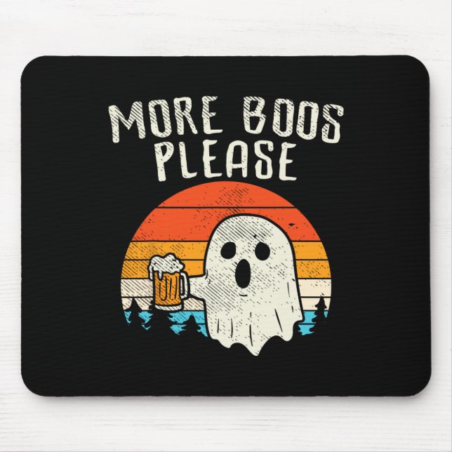 Fler boos, Ghost Beer Retro Halloween Drinki Musmatta (Framsidan)
