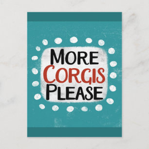 Fler Corgis Vänligen Postkort Vykort