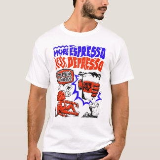 Fler esresso mindre depåer t shirt