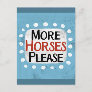 Fler hästar, vykort