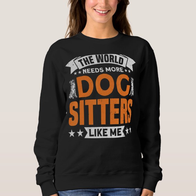 Fler Hund som Me Dog Walker Hund Sitter T Shirt (Framsida)