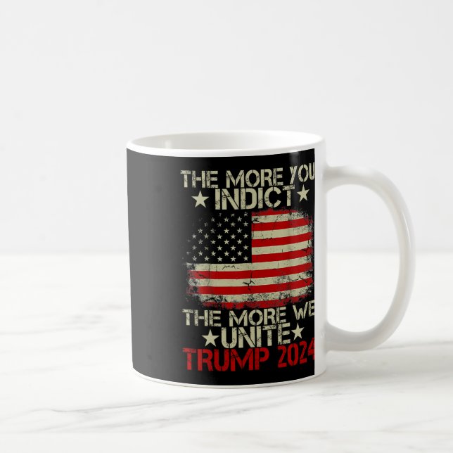 Fler indikationer är ju mer vi förenar Maga Trump  Kaffemugg (Höger)