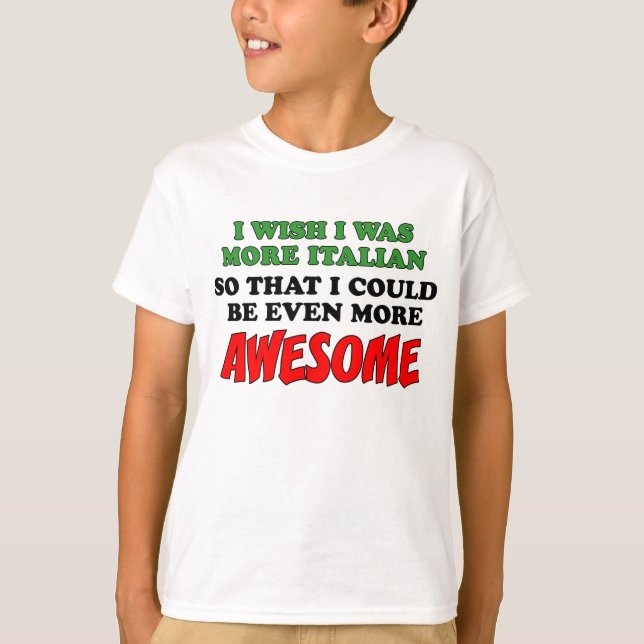 Fler italienska Fantastisk Tee Shirt (Framsida)
