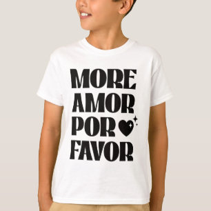 Fler Kärlek Por Favor Retro Kärlek Valentine Aesth T Shirt