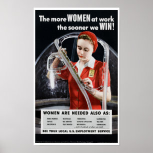 Fler kvinnor på arbetet ju förr vi vinner poster