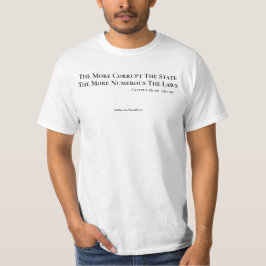 Fler lagar är mer korrupta än staten t shirt