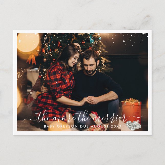 Fler Merrier | Meddelande om fotoGravid Vykort (Framsida)