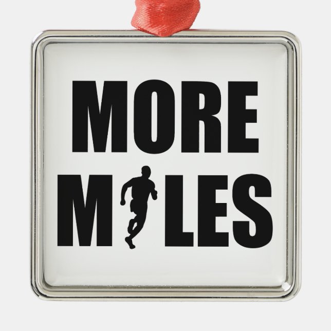 Fler Miles Running Julgransprydnad Metall (Framsidan)