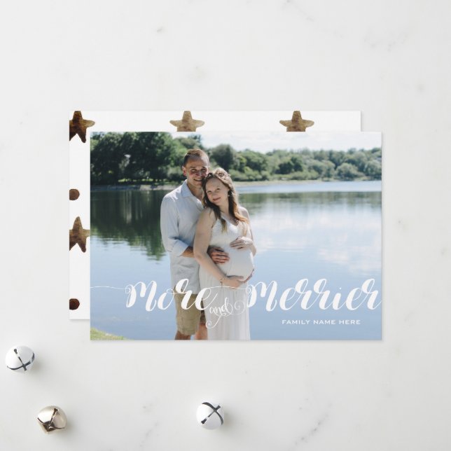 Fler och fler foto-Helgdag Julkort (Fram/Back In Situ)