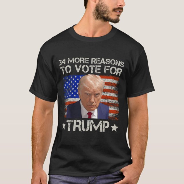 Fler orsaker att rösta på Trump T Shirt (Framsida)
