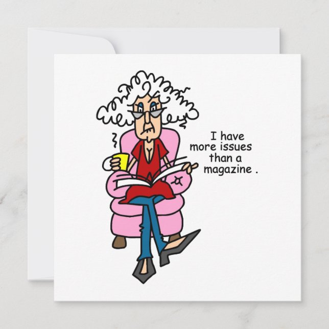 Fler problem än ett magasin Humor (Framsida)