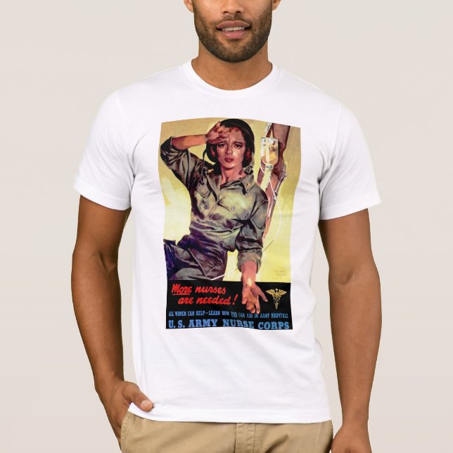 Fler sjuksköterskor behövs ~ sjuksköterskekår tröja (Framsida)