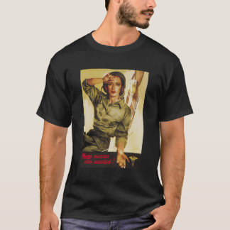 Fler sjuksköterskor Militär sjuksköterska WW2 Prop T Shirt