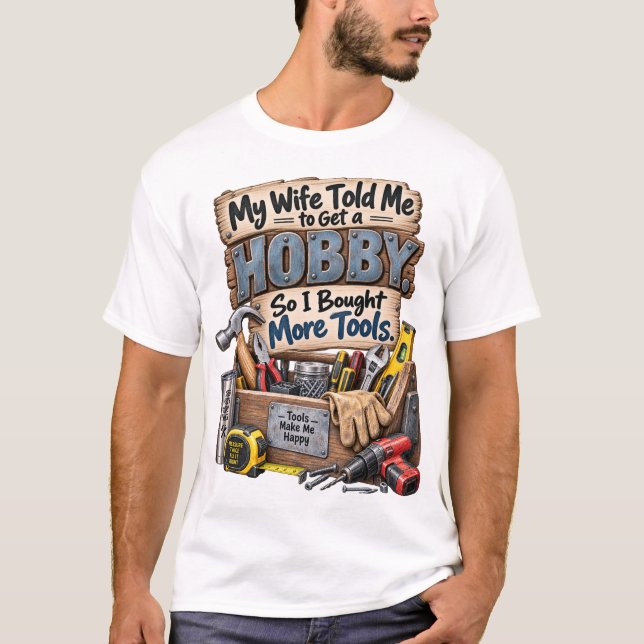 Fler Verktyg Hobby T Shirt (Framsida)