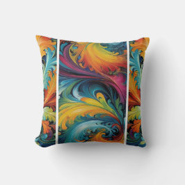 Flera Abstrakter Kudde