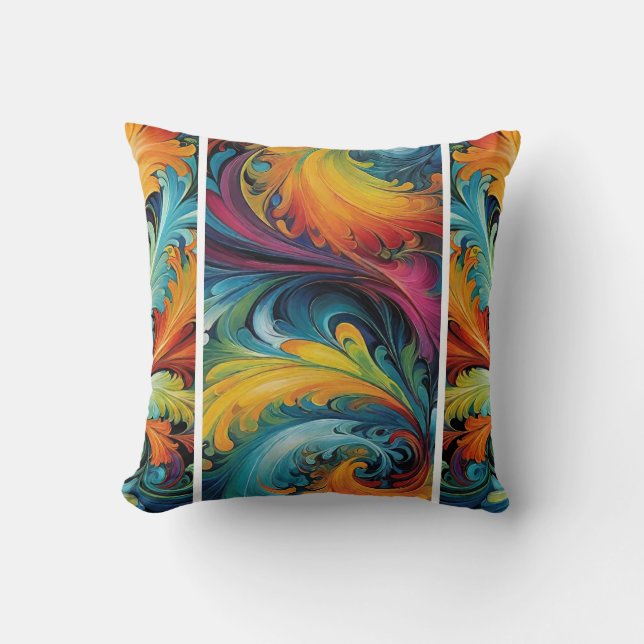 Flera Abstrakter Kudde (Framsida)