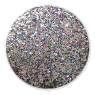Flera färgade Glitter Knopp