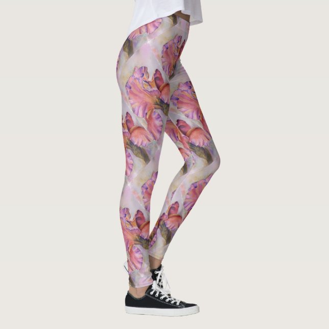 FLERA FÄRGADE IRIS | BLOMMIGT LEGGINGS (Höger)