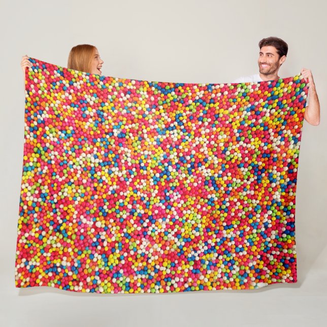 FLERA FÄRGADER FLEECEFILT (På plats)