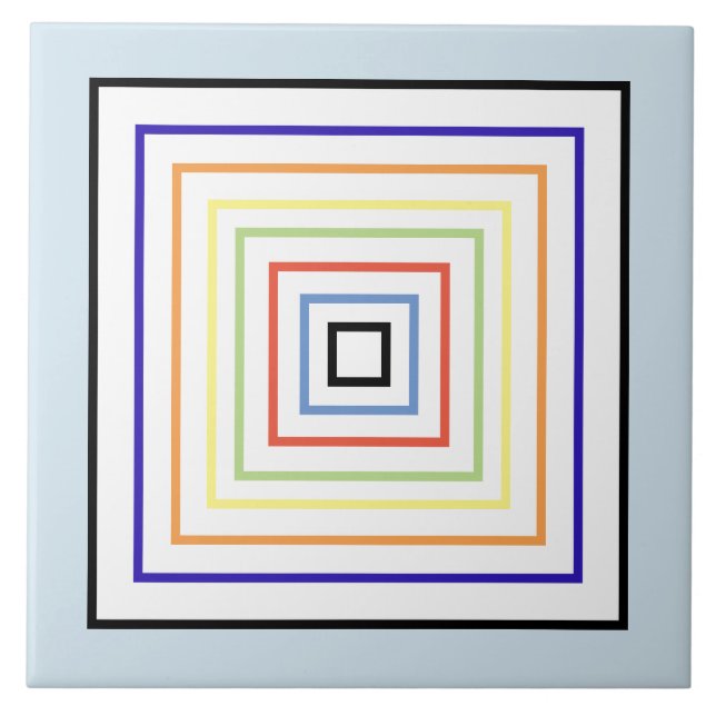 FLERA FÄRGADER PÅ BAKGRUND AV BLEK BLUE KAKELPLATTA (Framsidan)