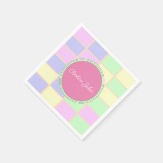 flera färger pappersservett