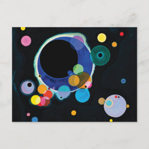 Flera kretsar av Wassily Kandinsky Vykort