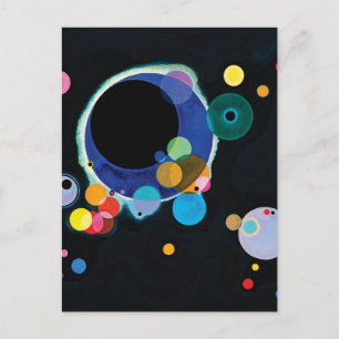 Flera kretsar av Wassily Kandinsky Vykort