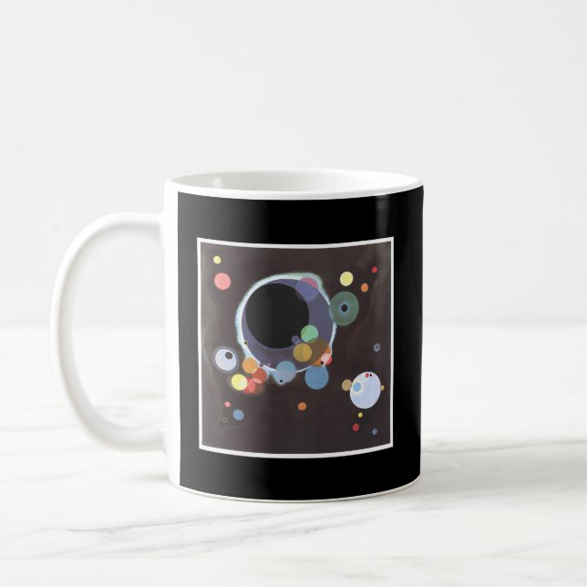Flera kretsar efter Wassily Kandinsky Kaffemugg (Vänster)