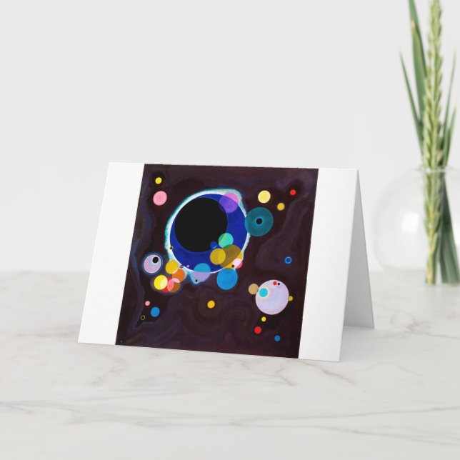 Flera kretsar, Wassily Kandinsky Kort (Framsida)