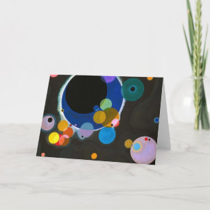 Flera kretsar Wassily Kandinsky Kort