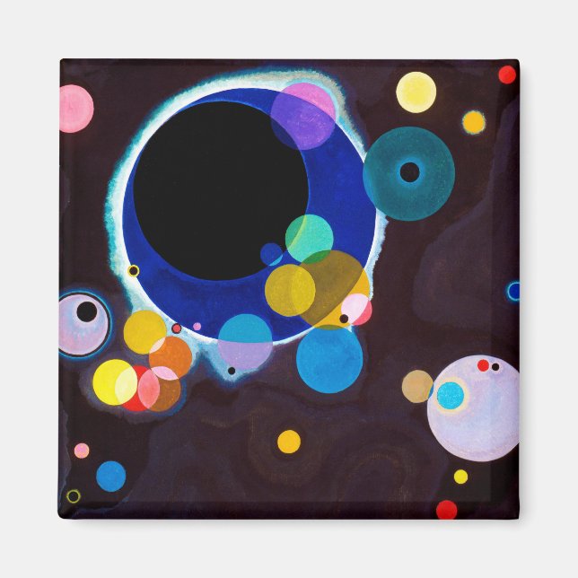 Flera kretsar, Wassily Kandinsky Magnet (Framsidan)