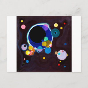 Flera kretsar, Wassily Kandinsky Vykort