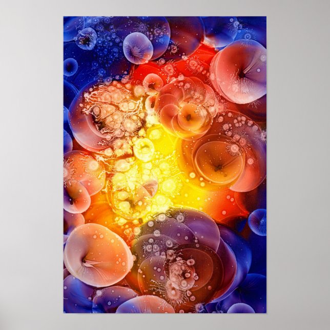 Flera utmärkelser Vinnare Handmålad Konstverk Poster (Framsidan)