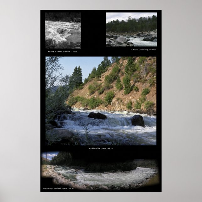 Flera Whitewater bilder Poster (Framsidan)