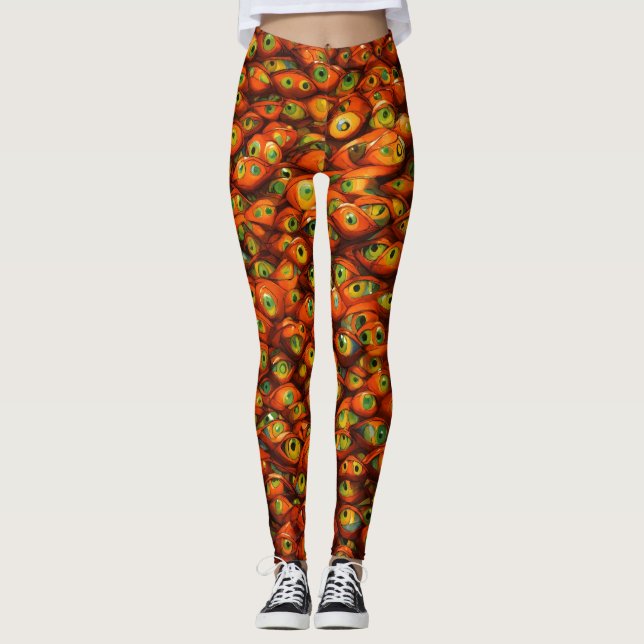 "Flerålade marvel: Kvinnliga ben med kalejd Leggings (Framsida)