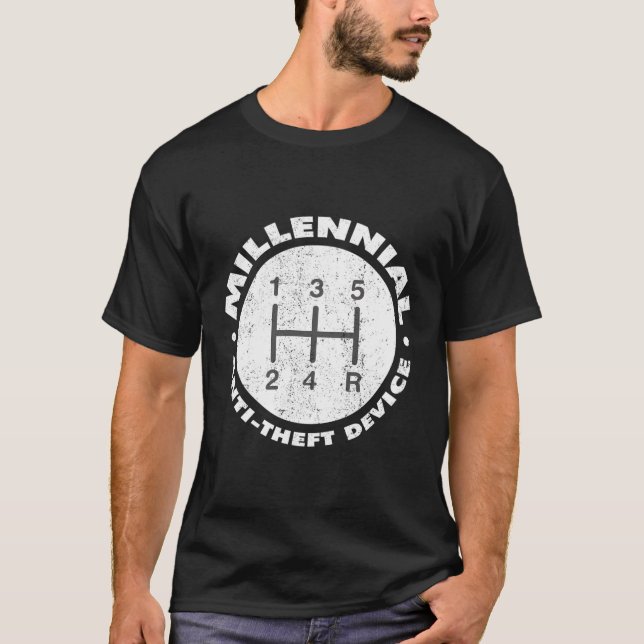 Flerårig antistöldenhet - normal skift t shirt (Framsida)