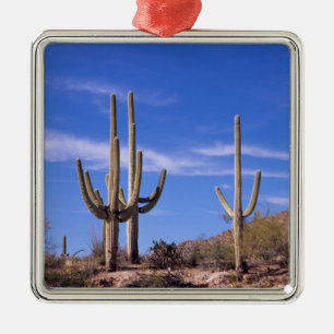 Flerarmet jätte Saguaro kaktus, Saguaro Julgransprydnad Metall