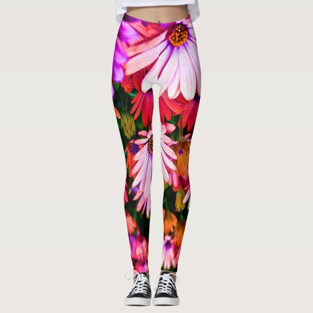 Flerblomma Leggings (Framsida)